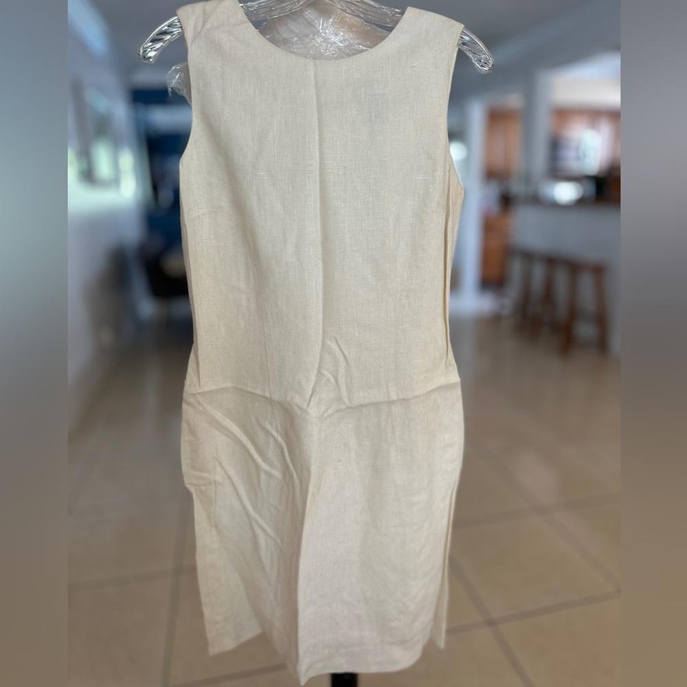 Same linen, Elegant Cream dress